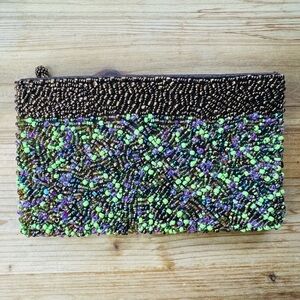 Beaded Makeup Travel Bag